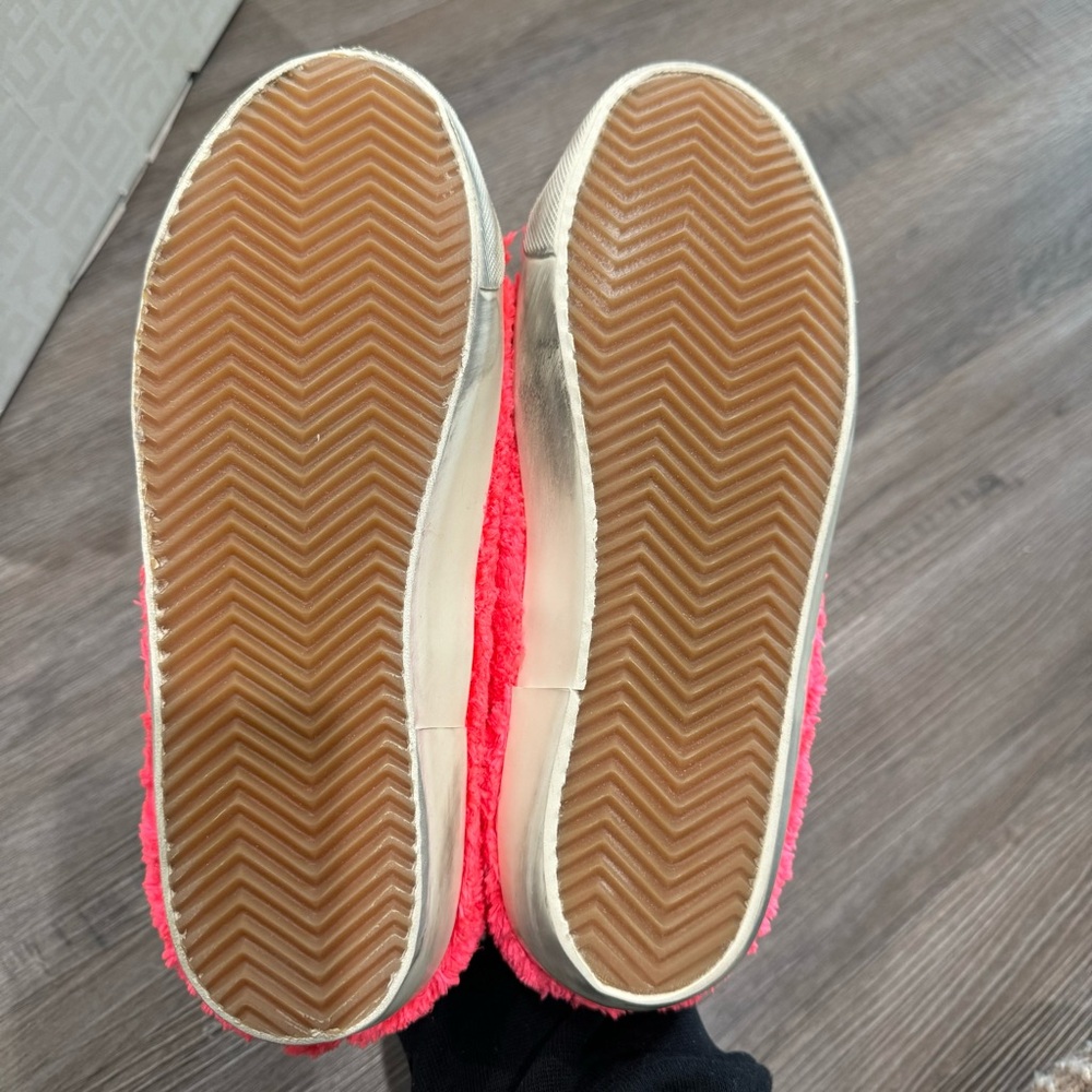 Golden Goose Superstar Sabot Fuchsia White Slip On Shearling Sneakers - Picture 12 of 15